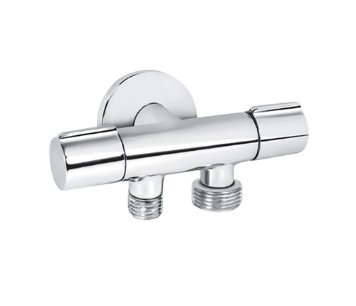 Ugaoni ventil Rosan STOLZ 3/8"x3/4" sa dva priključka