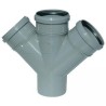K račva dupla 110/110/110 PVC