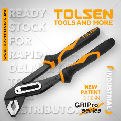 Klešta ''papagajke'' 250 mm INDUSTRIAL Tolsen