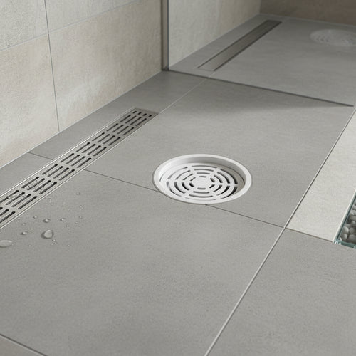 Kako izabrati pravi podni slivnik za tuš zonu (inox, PVC, suvi slivnici)