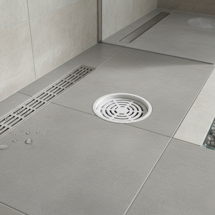 Kako izabrati pravi podni slivnik za tuš zonu (inox, PVC, suvi slivnici)