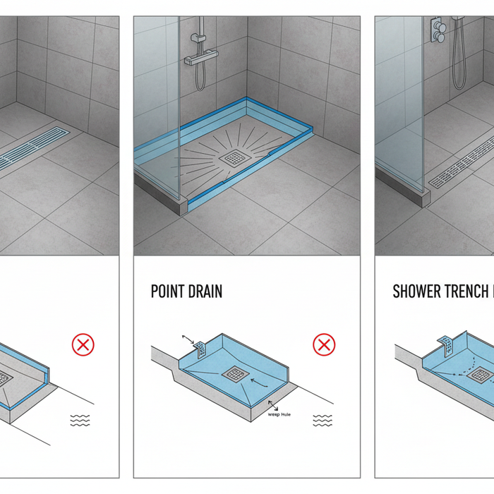 Slivnici u kupatilu: vrste, ugradnja i najčešće greške