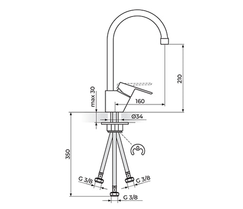 Rosan  Slavina Smart JA382003 - Hiposanit - slika proizvoda
