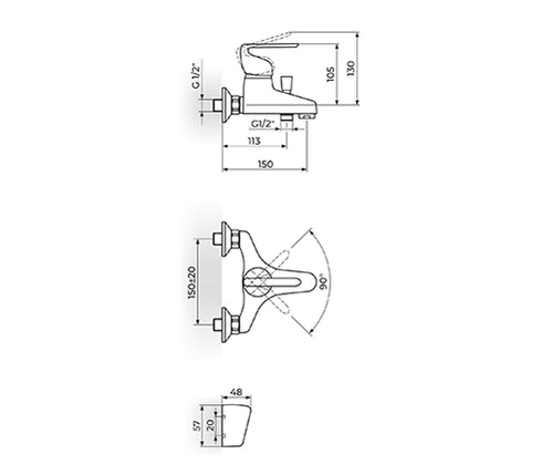 Rosan Slavina za kadu J331001 King - Rosan - slika proizvoda