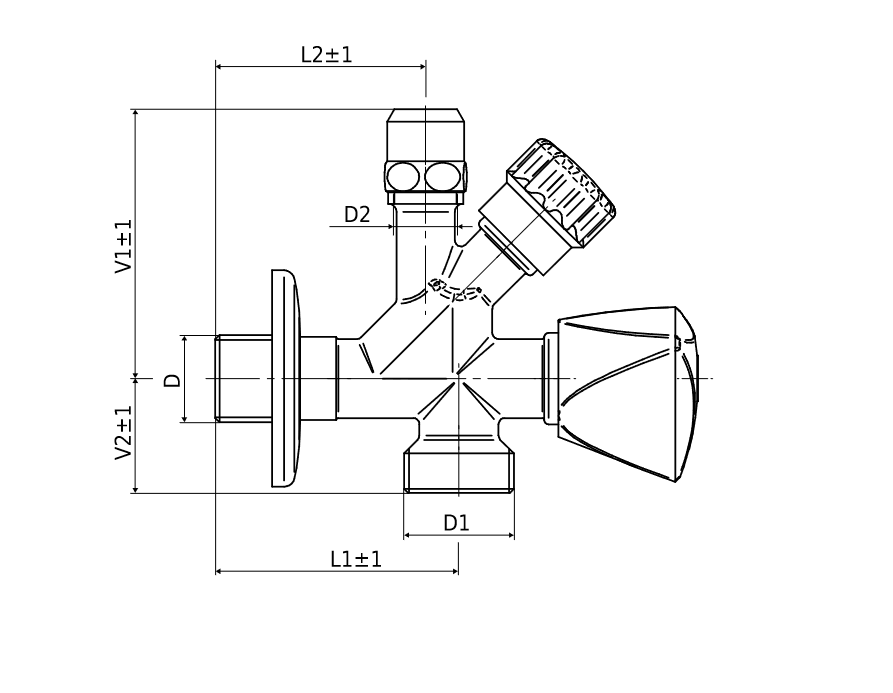 Kombinovani EK ventil Slovarm DN15