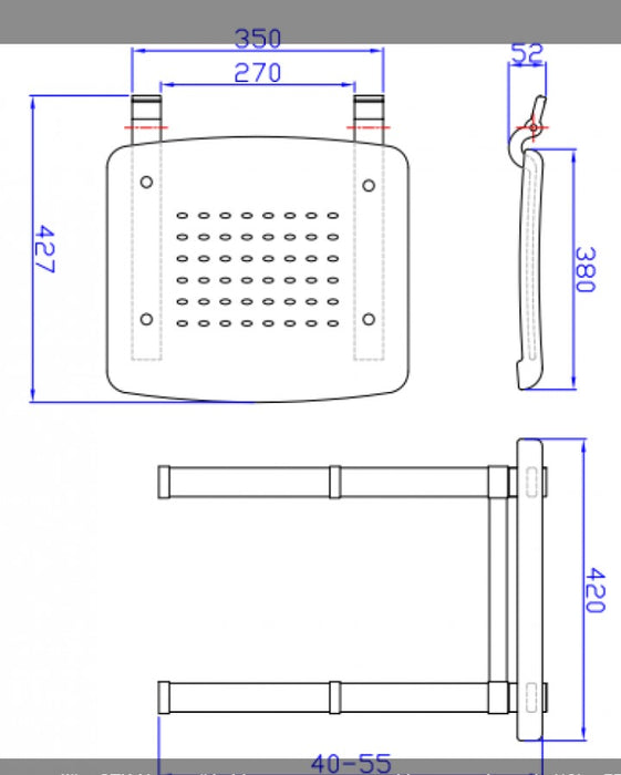 Stolica za Tuš kabinu - Kolpa San - slika 2